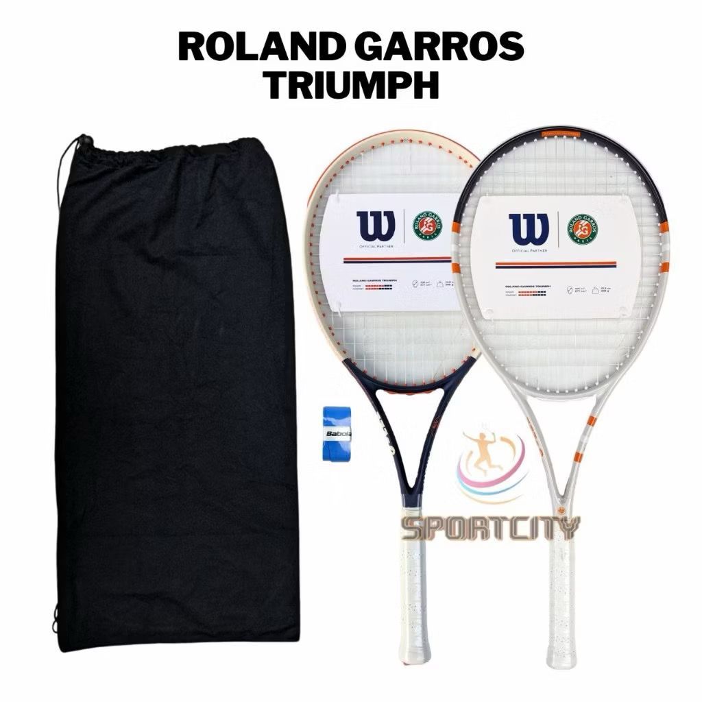 Jual Raket Tenis Wilson ROLAND GARROS TRIUMPH / TRIUMPH 2 Original ...