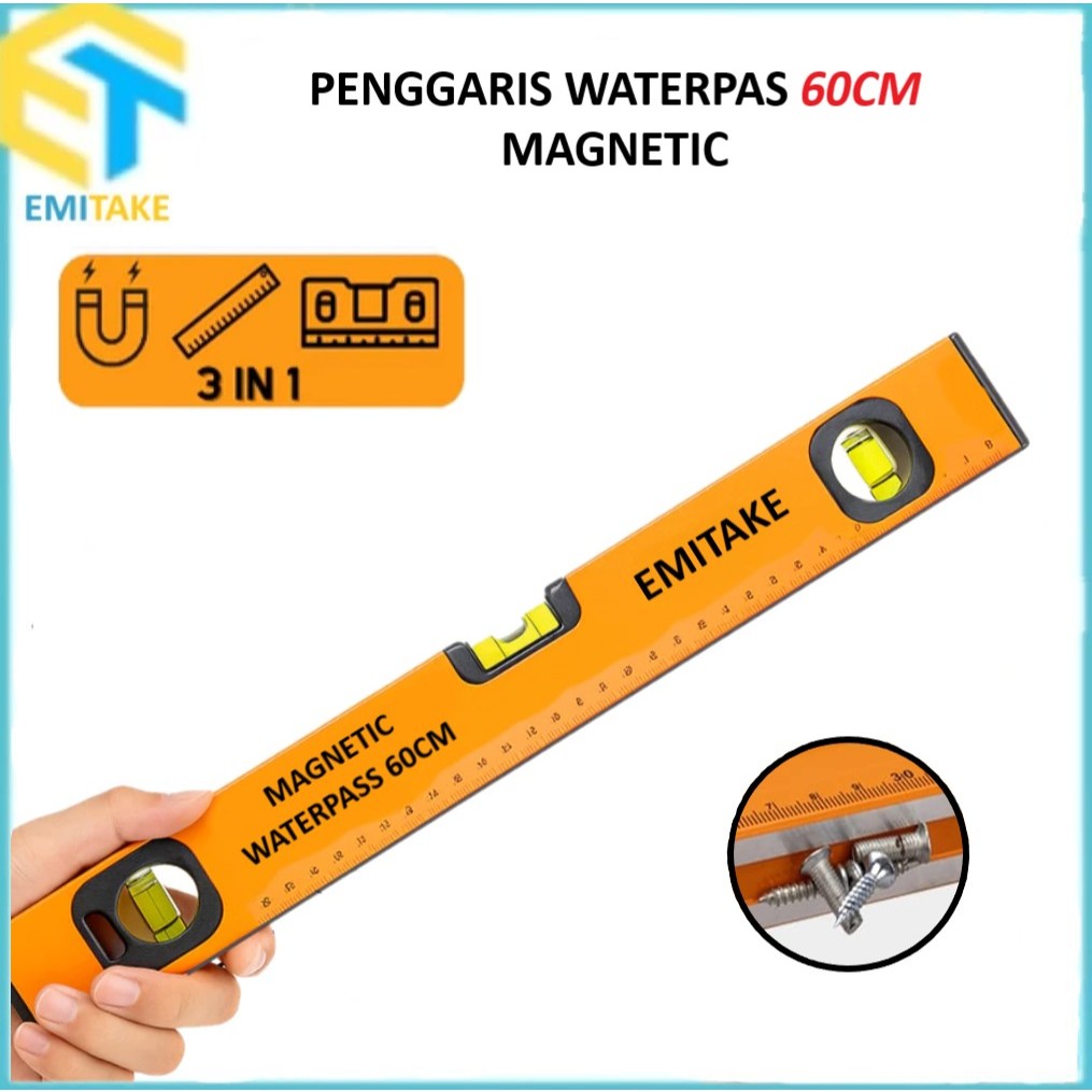 Jual Spirit Level Waterpass Magnet 24