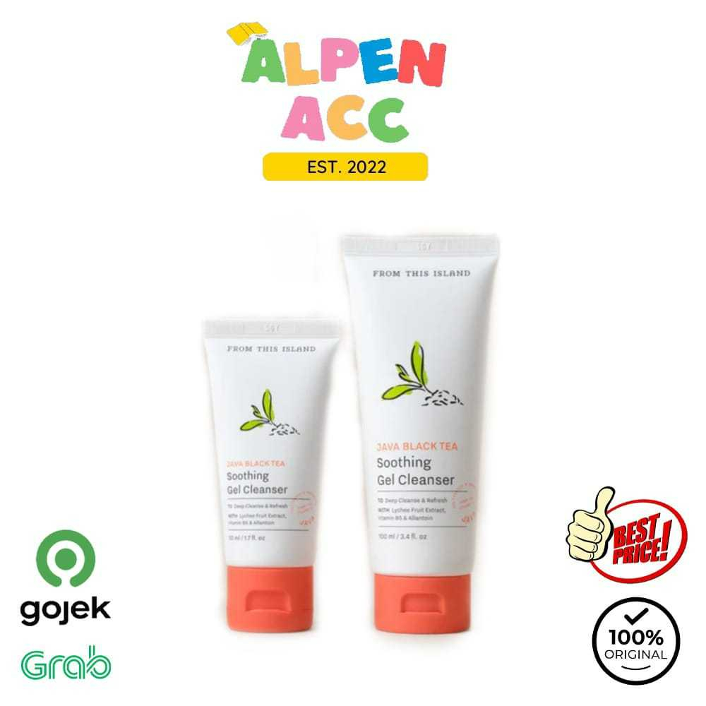 Jual From This Island Java Black Tea Soothing Gel Cleanser | Face Wash ...