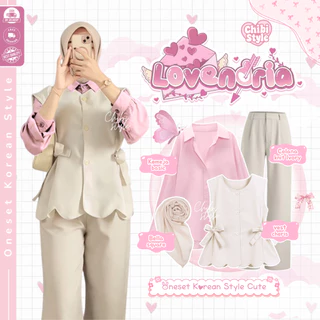 Outfit Hijab Stylish Daily I  OOTD Clean Look I  Vest Cheris + Kemeja + Celana Knit I Setelan Healing I Outfit Kampus - CS42