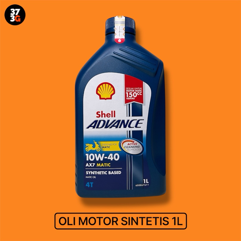 Jual Oli Motor Shell Advance AX7 Scooter 10W-40 (1L) | Shopee Indonesia