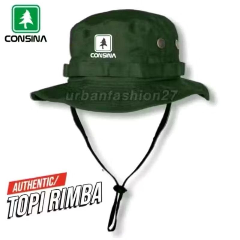 Jual TOPI RIMBA CONSINA OUTDOOR HIKING CAMPING HAT TALI PREMIUM ...