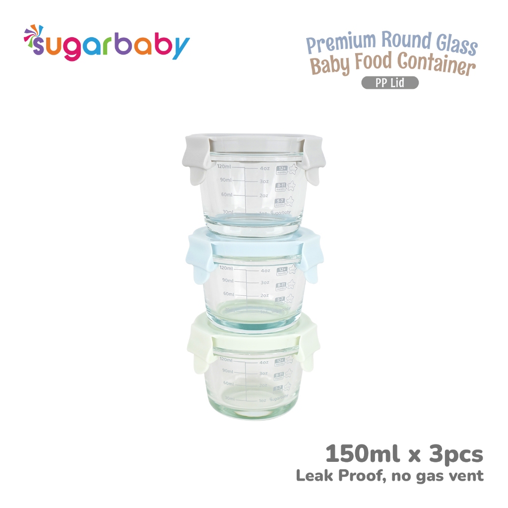 Jual SugarBaby Premium Glass Jar Baby Food Container pcs BPA