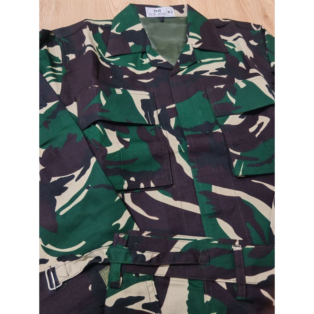 STEL PDL TNI BALOTELI PREMIUM RESLETING FURING KANCING FURING  M34-MILITARY ORI