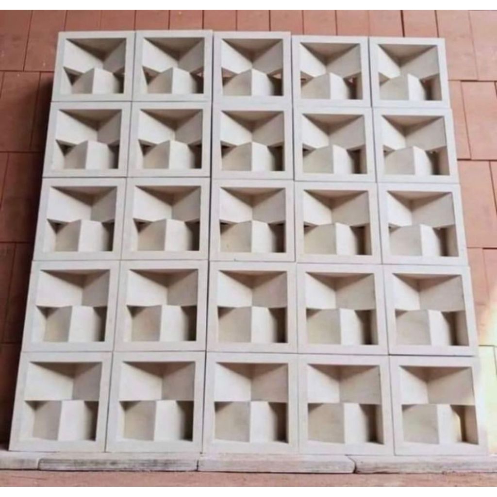 Jual Roster beton minimalis / roster beton M 2 sisi / roster modern ...