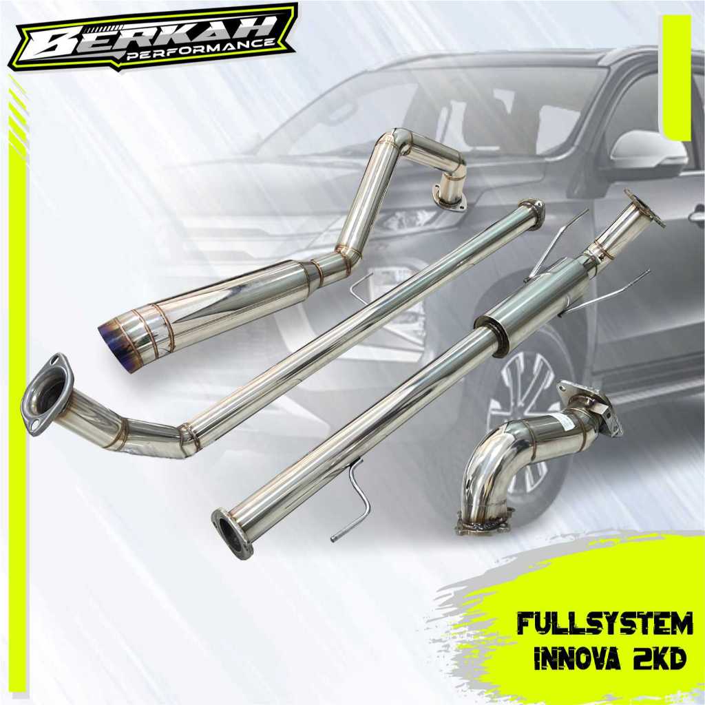 Jual Knalpot Fullsystem Innova Diesel 2KD Innova Reborn Fortuner VNT ...