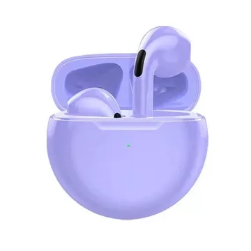 Pro 6 TWS Earphone Bluetooth Headphone With Mic 9D Stereo Hifi Earbuds Wireless Headset