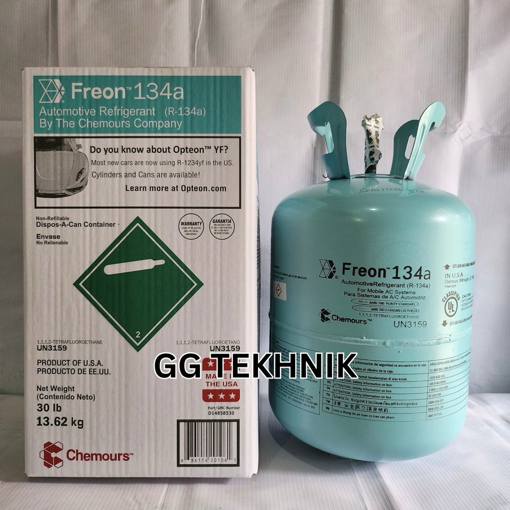 Jual Freon Chemours 134A R134a USA 13.62kg | Shopee Indonesia