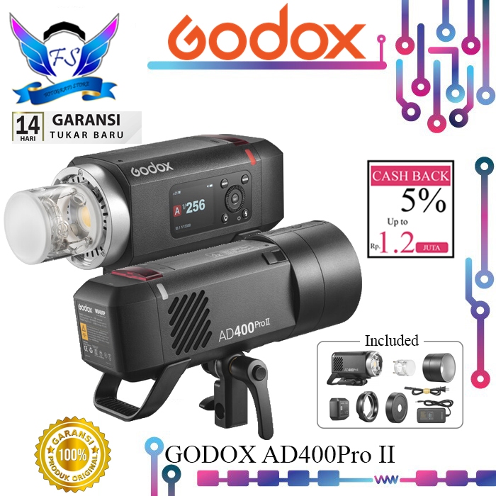Jual Godox AD400 Pro II AD400Pro II AD400ProII Flash | Shopee Indonesia