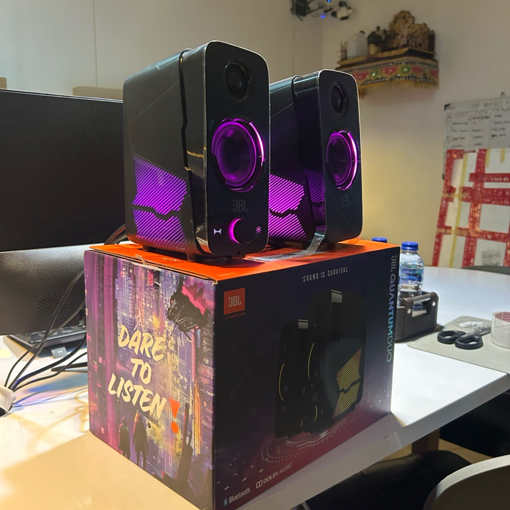 Jual JBL Quantum Duo Speaker PC Gaming With RGB QuantumDuo | Shopee ...