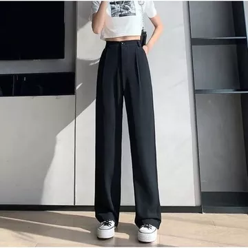 Celana Kulot Casual Wanita ARAJIWA – Look Santai Highwaist Anti Kusut Premium
