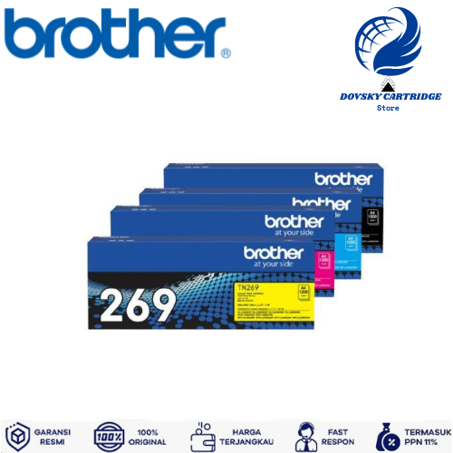 Jual Brother Toner TN-269 Catridge Black / Cyan / Magenta / Yellow