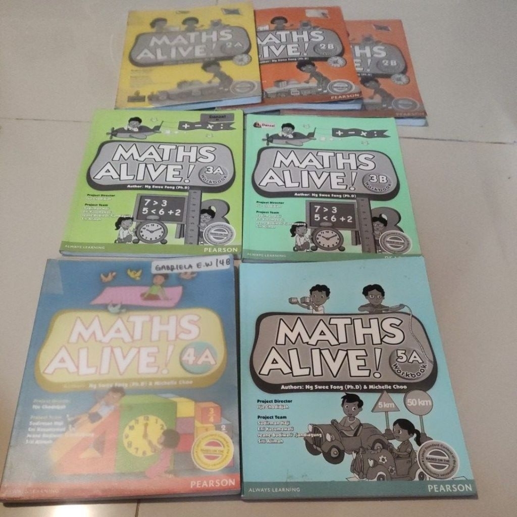 Jual Math Alive Work Book saja atau Student Book saja | Shopee Indonesia