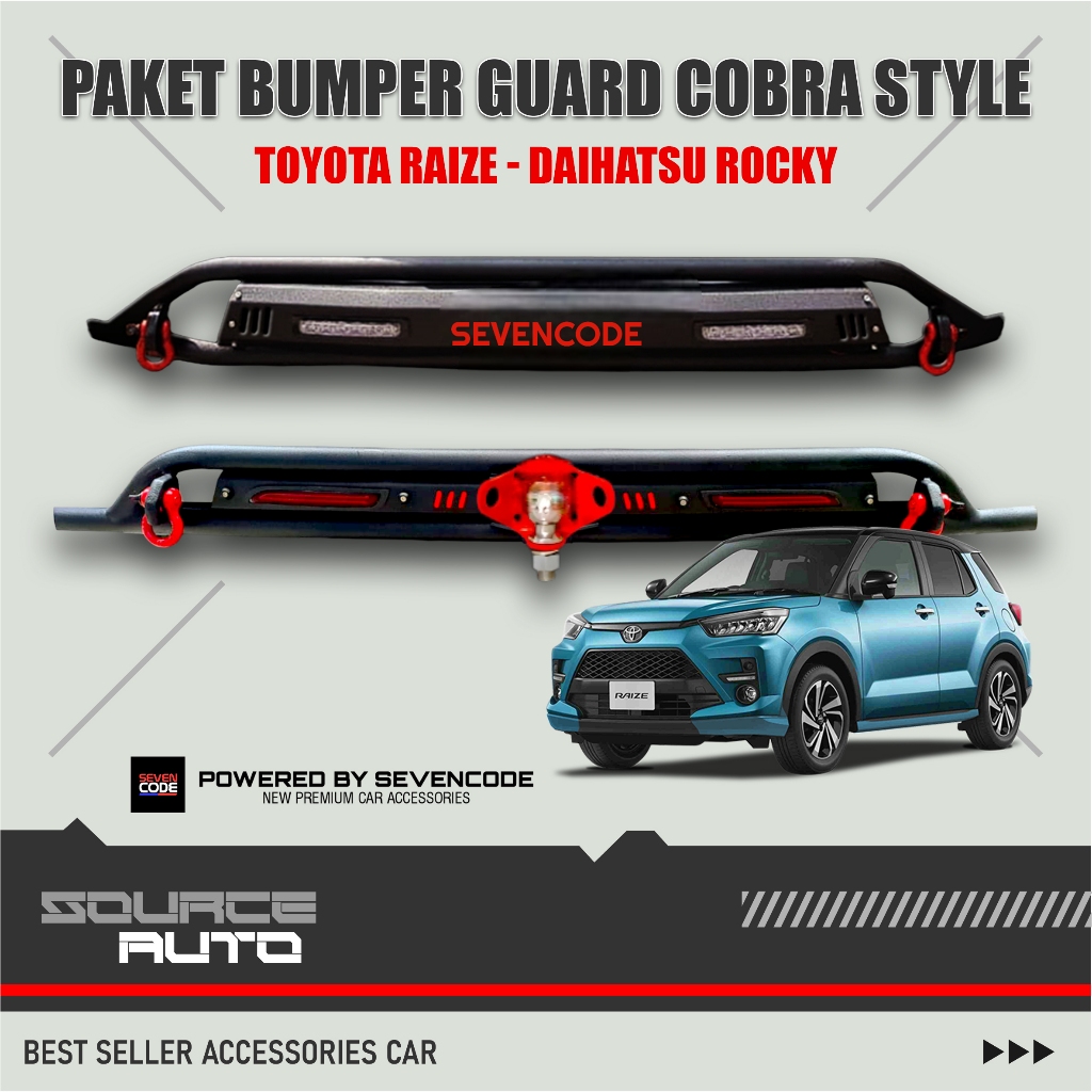 Jual PAKET FULLSET BUMPER GUARD COBRA SEVENCODE DEPAN DAN BELAKANG ...