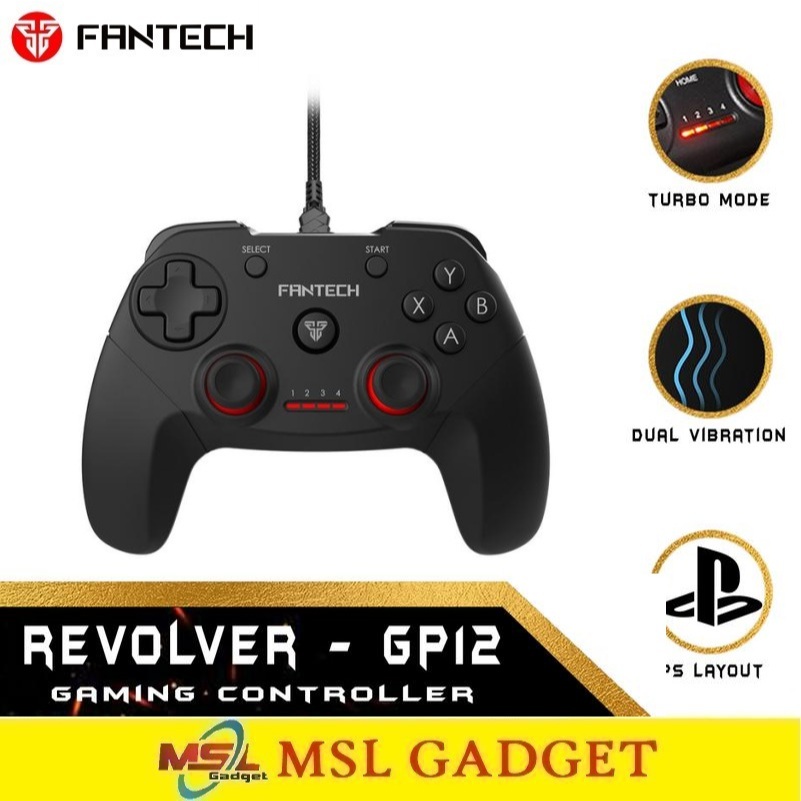 Jual FANTECH GP12 GP13 Wired Gaming Controller Gamepad Joystick USB ...