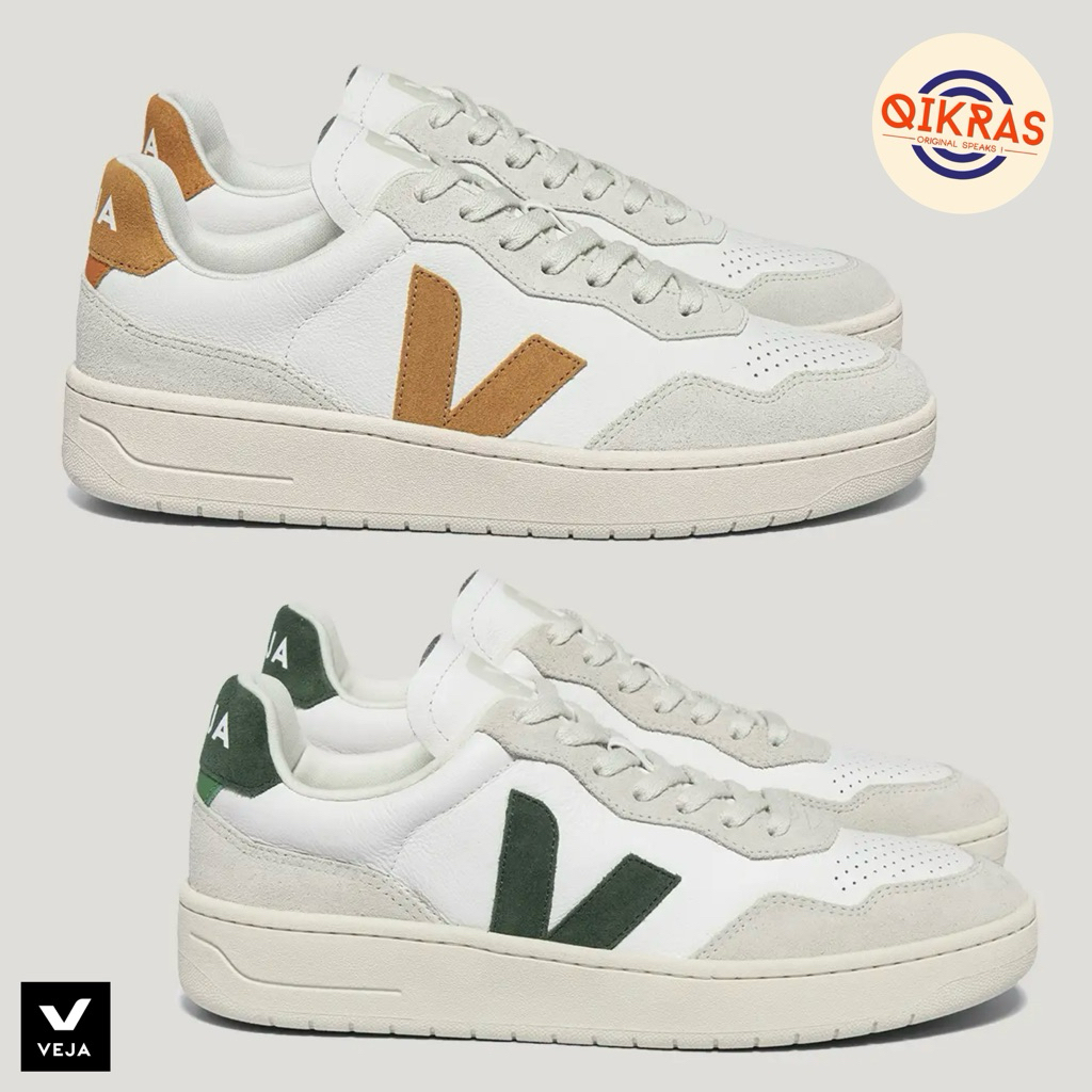 Jual Veja V-90 Leather - White Umber | Cyprus | Shopee Indonesia