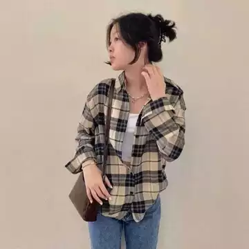 GARANSI Kemeja Flanel Pria Dan Wanita Lengan Panjang Premium Motif Kotak Kualitas Distro