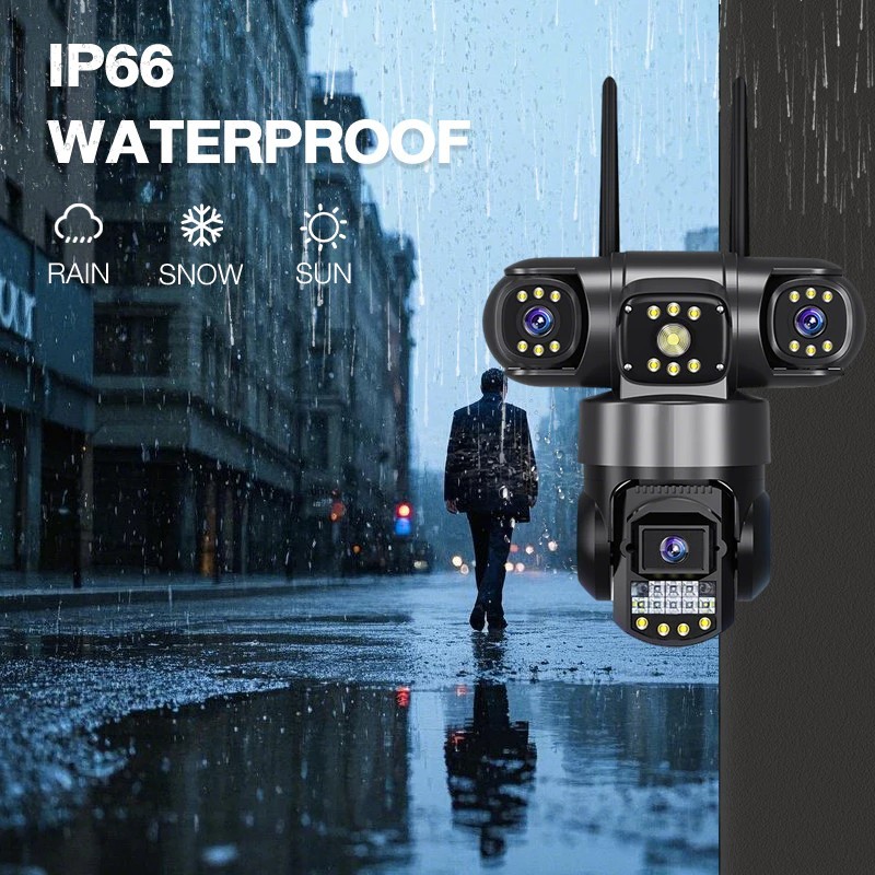 Jual CCTV V380 Pro 3 Lensa Kamera PenglihatanMalam Outdoor Smart Camera ...