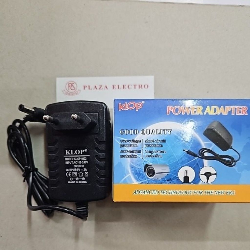 Jual POWER ADAPTER ADAPTOR DC 9V 2A KLOP ASLI POWER SUPPLY UNTUK CCTV ...