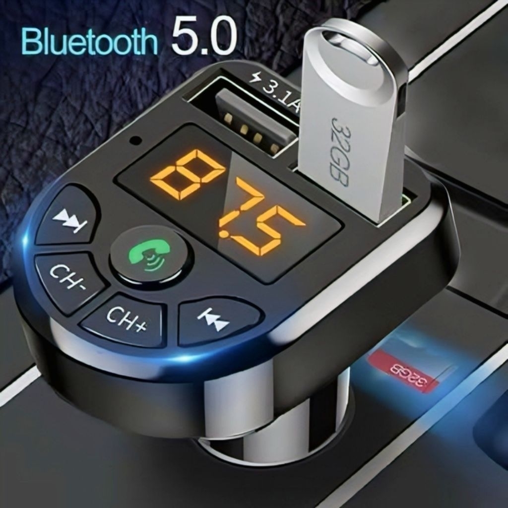 Jual Ripple AI Car Charger 2 Port Fast Charging USB Chargers FM ...