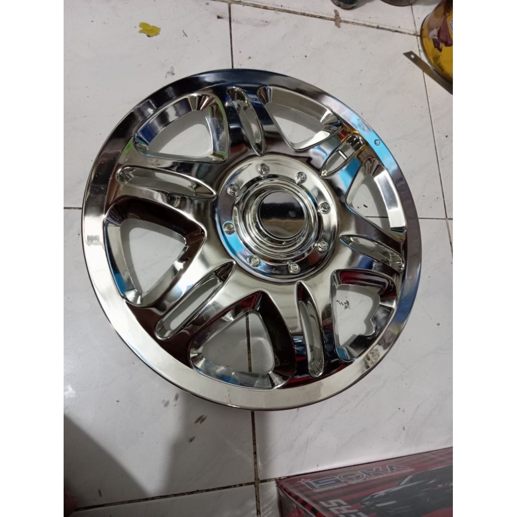 Jual cover velg dop roda mobil hilux triton luxio hiace ring 15 16 ...