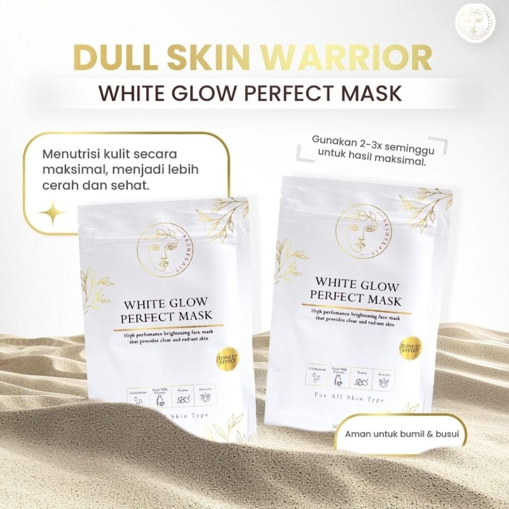 Jual SKINFLAIR - White Glow Perfect Mask Masker Tone Up Pencerah ...