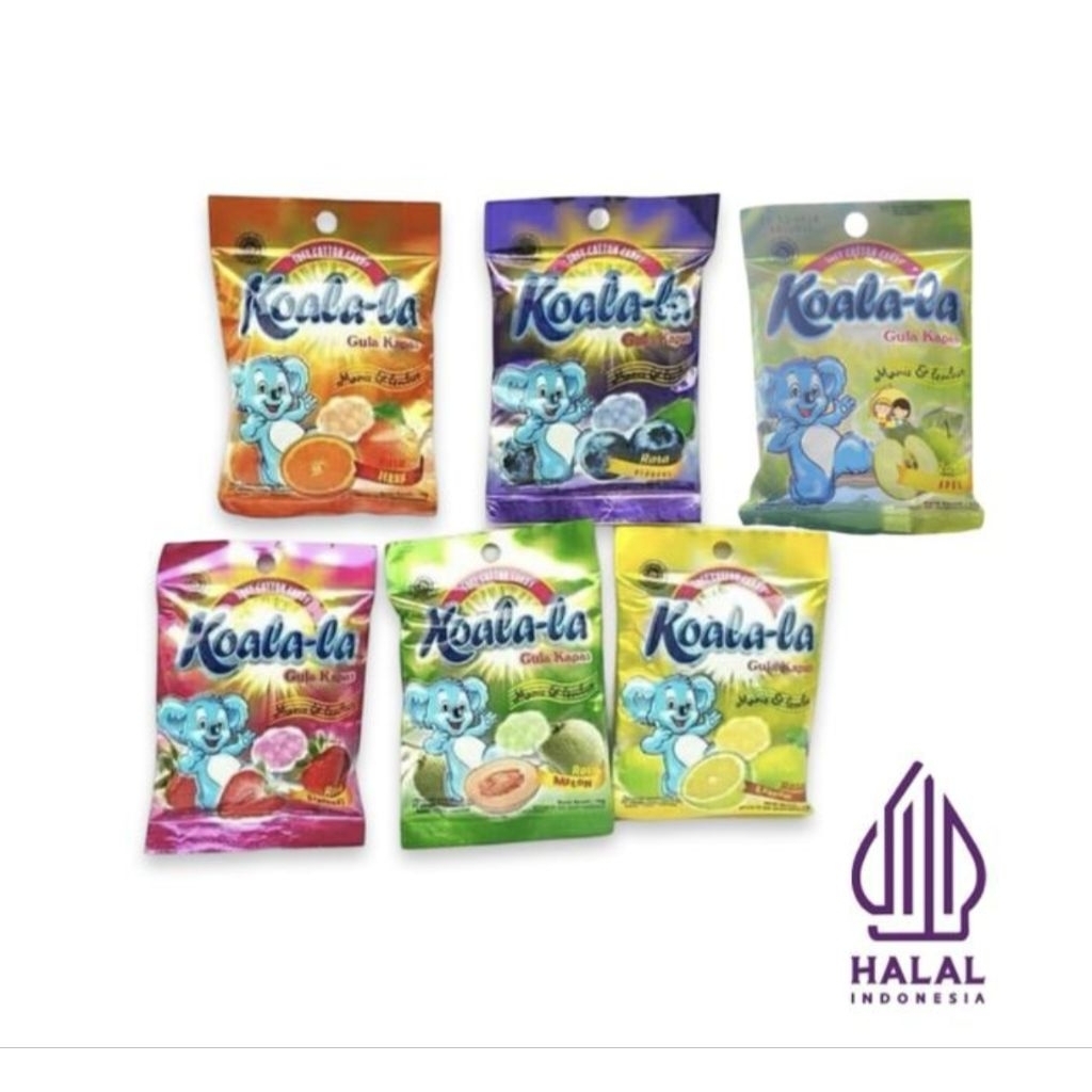 Jual Koala la Gulali Permen Gulali Gula Kapas Rasa Buah 10gr | Shopee ...