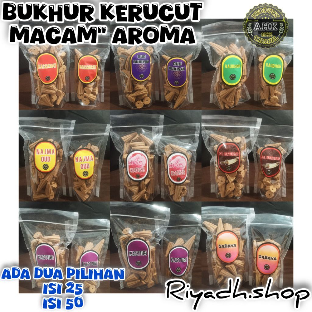 Jual Bukhur kerucut Gahru Buhur kerucut asap bawah / Bukhur Dupa ...