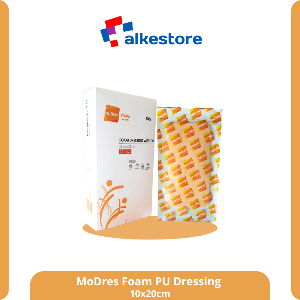 Jual Modres Dressing Foam with PU 10 X 20 cm (harga 1 pcs )/Perban Luka ...
