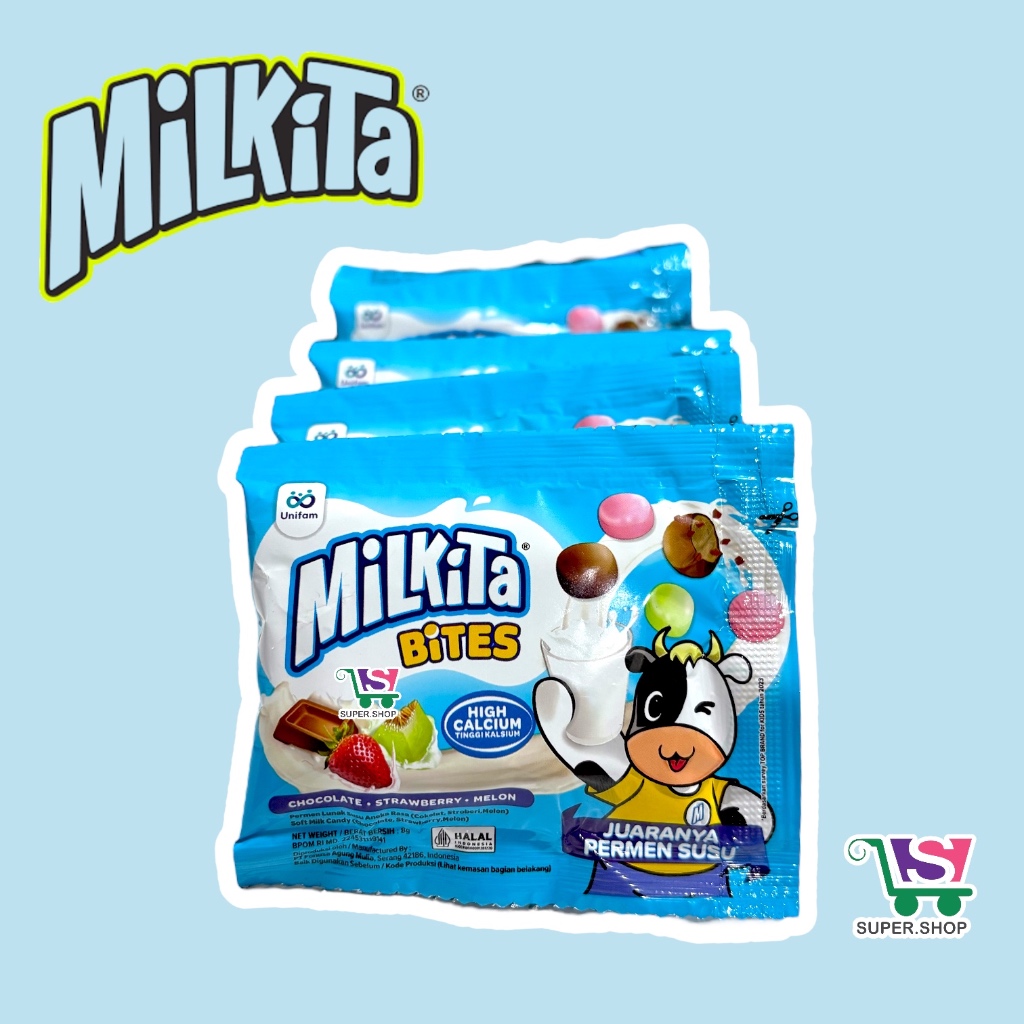Jual Milkita Bites Permen Susu Mini Renceng (isi 10 pc) | Shopee Indonesia