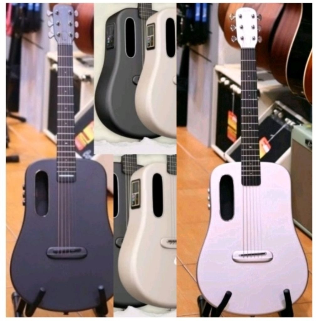 Jual GITAR ELECTRIC 3/4 TANAM BESI _ LAVA SENAR6 STRING | Shopee Indonesia