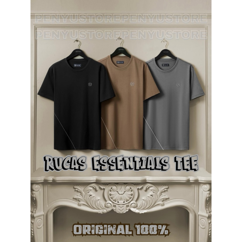 Jual RUCAS ORIGINAL 100% [FREE PAPERBAG] ESSENTIALS TEE | Shopee Indonesia