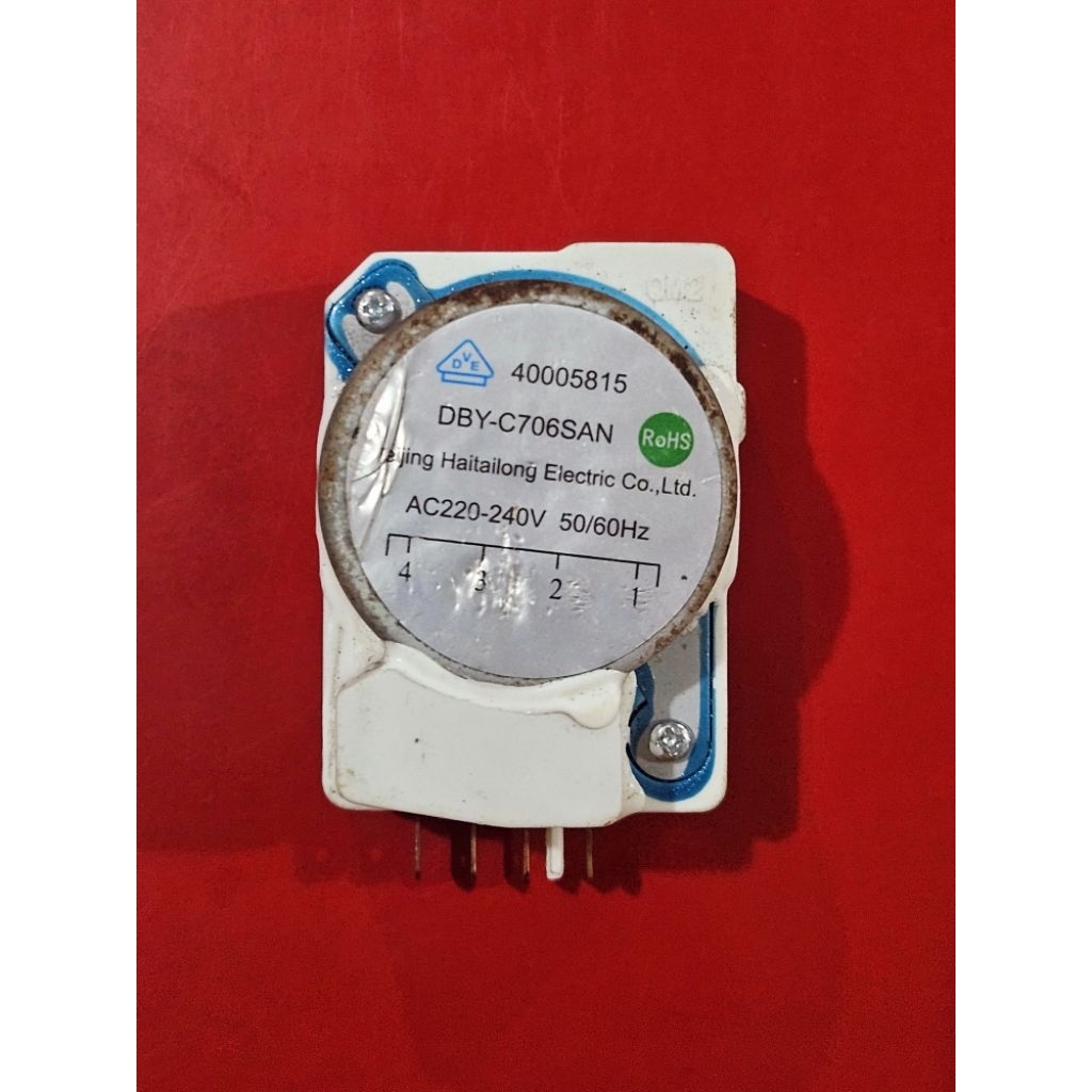 Jual TIMER 1-3 KULKAS 2 PINTU POLYTRON ORIGINAL RoHS DBY-70SAN AC220 ...