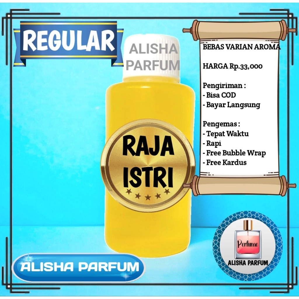 Jual BIBIT PARFUM REGULER RAJA ISTRI 100 ML ( DIJAMIN WANGI & MURNI ...