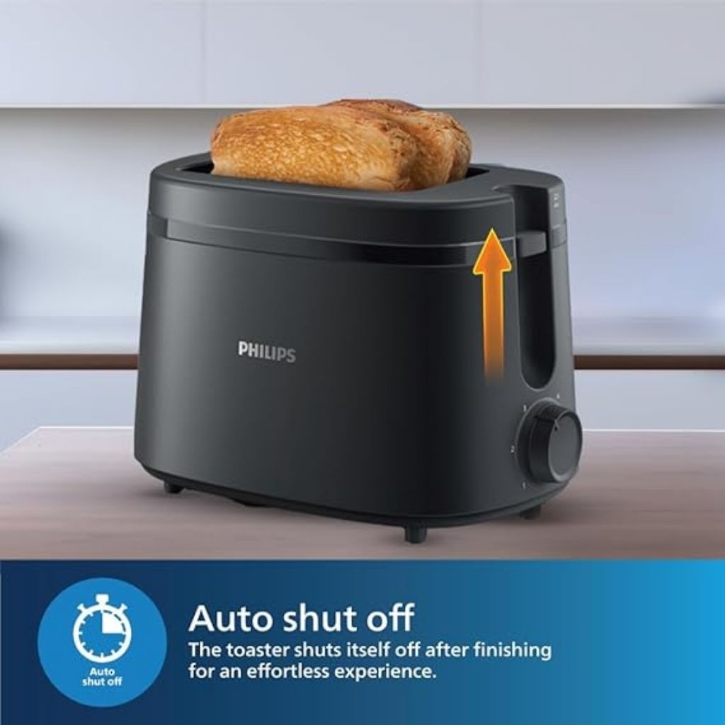 Jual PHILIPS Toaster Pemanggang Roti 1000 Series CharcoalGrey HD2510/90 ...
