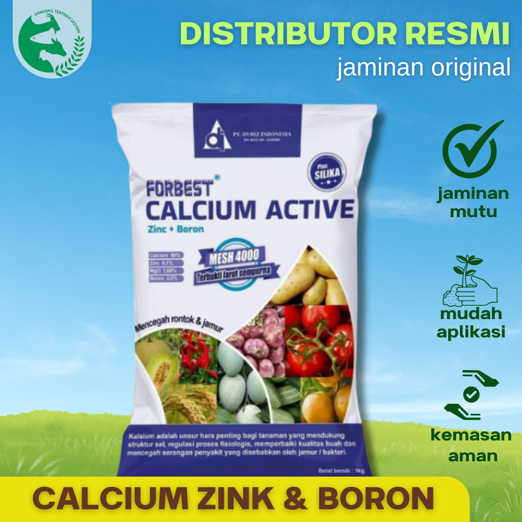 Jual Forbest 1 Kg Calcium Active Pupuk Forbes Kalsium Aktif Boron ...