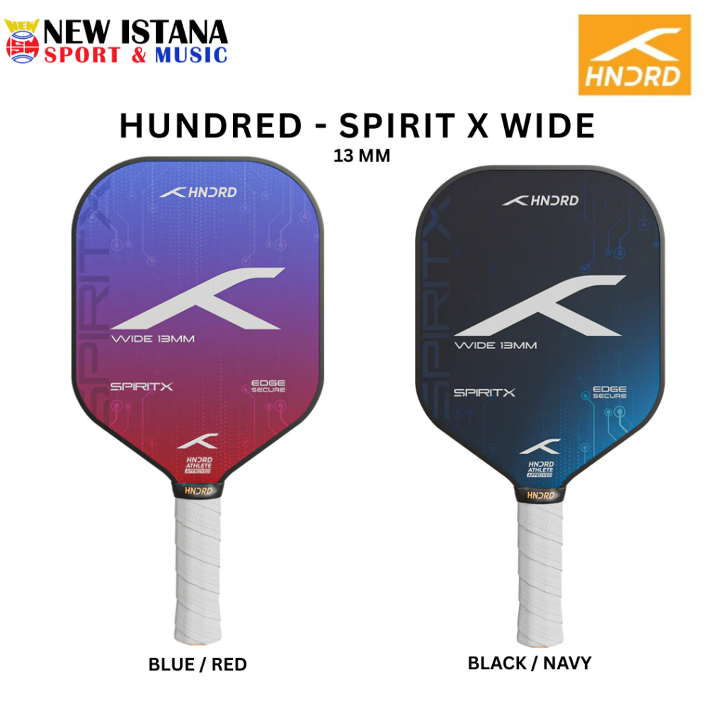 Jual Raket Pickleball Pickle Ball Hundred Spirit X Wide 13mm | Shopee ...
