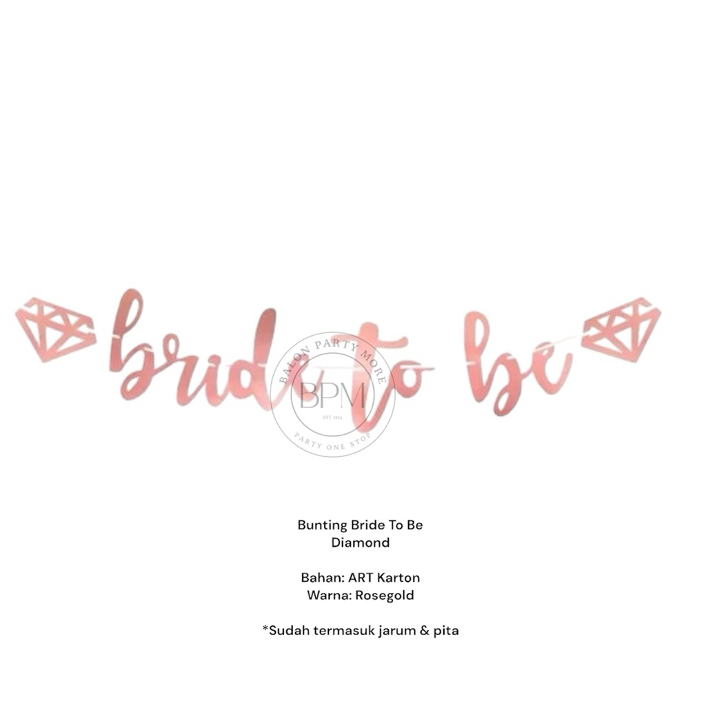 Jual BANNER BUNTING MARRY ME/ BANNER BRIDE TO BE / BANNER BRIDAL SHOWER ...