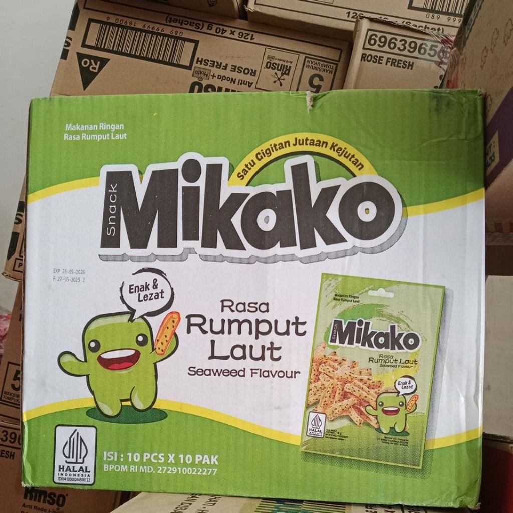 Jual snack rasa rumput laut mikako | Shopee Indonesia