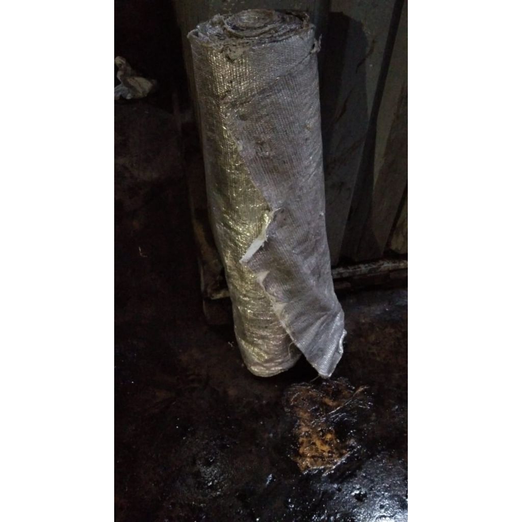 Jual kain tahan api fiberglass cloth HT 800 with alumunium foil uk. 1mm ...