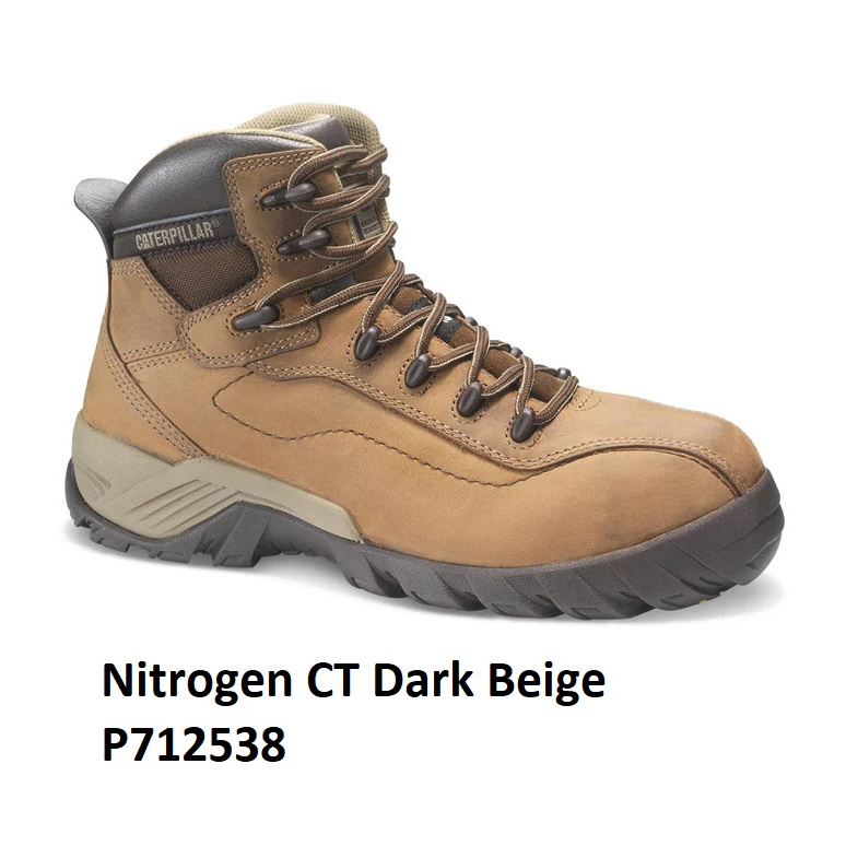Jual Caterpillar Safety Shoes Nitrogen CT Dark Beige P712538 | Shopee ...