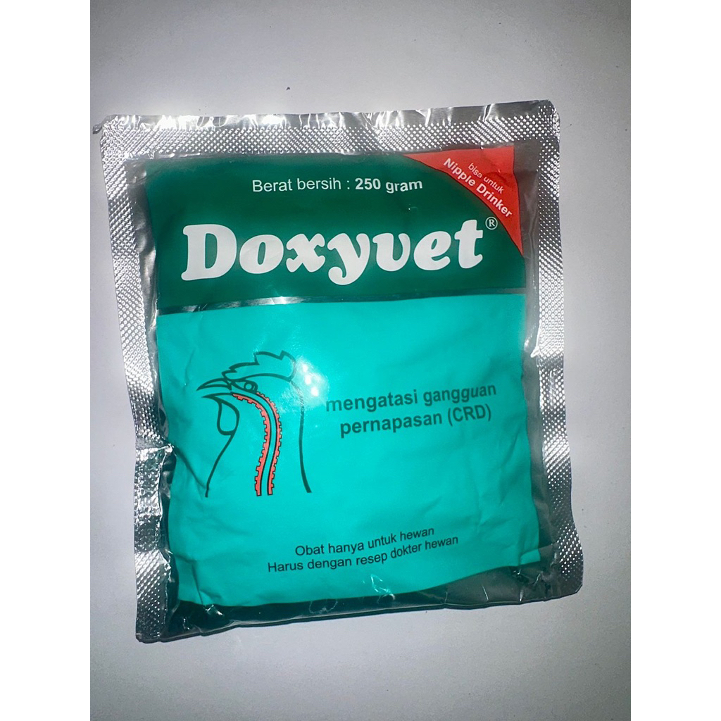 Jual DOXYVET 250 Gram - Obat Ayam Ngorok CRD Flu Infeksi Pernafasan ...