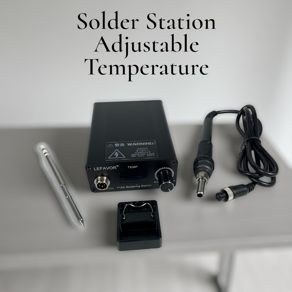 Jual Solder Station Adjustable Temperature Microcontroller 75W LEFAVOR ...