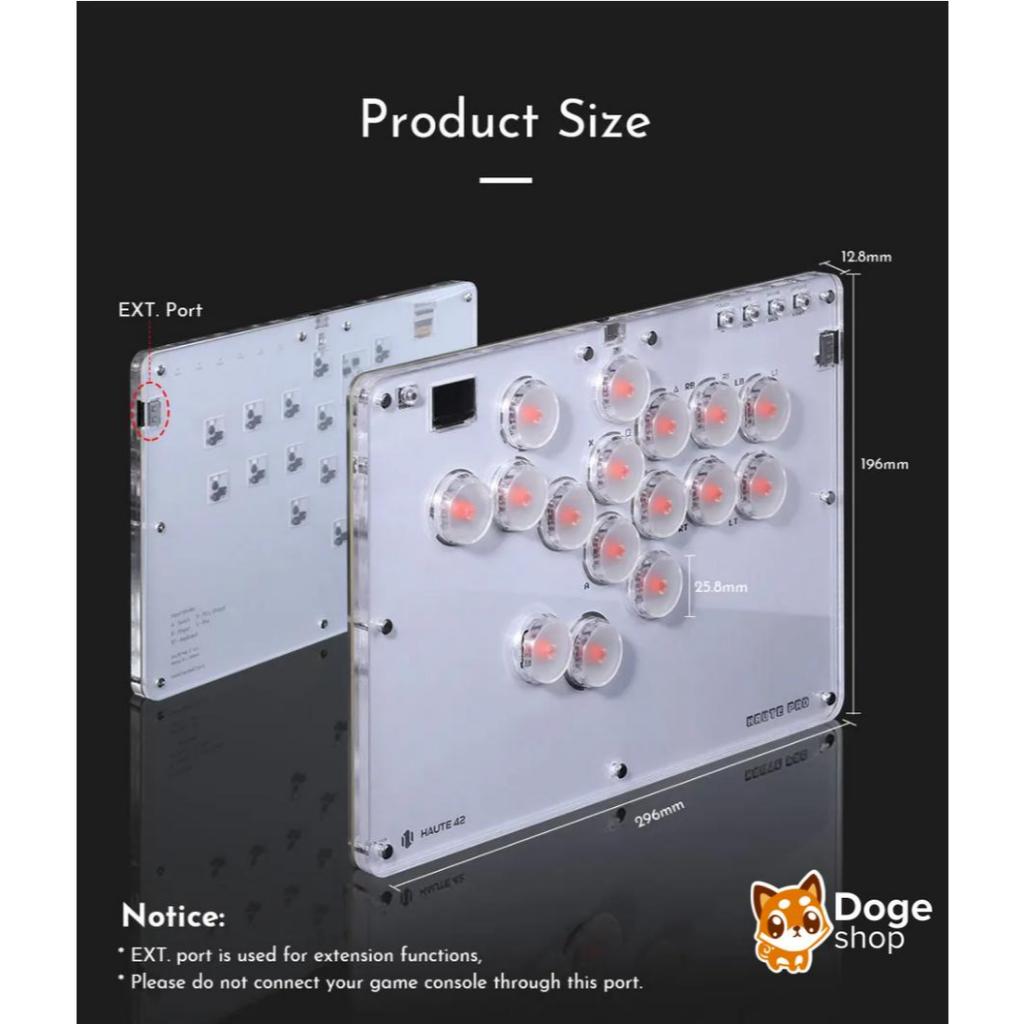 Jual Haute42 Hautepad Hitbox Arcade Fight Stick Flatbox T13 T16 Haute ...