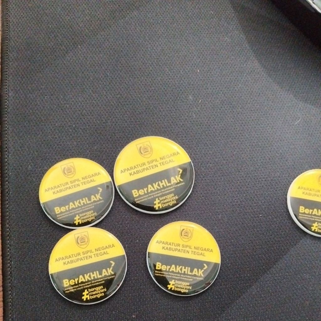 Jual PIN ASN KABUPATEN TEGAL [PIN RESIN] ASN BERAKHLAK MAGNET PENITI ...