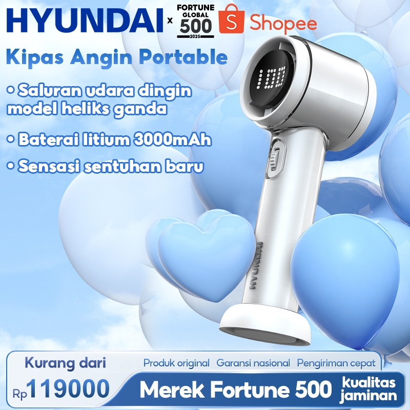 Jual HYUNDAI Kipas Angin Portable High-speed Lucu Turbo Portebel ...