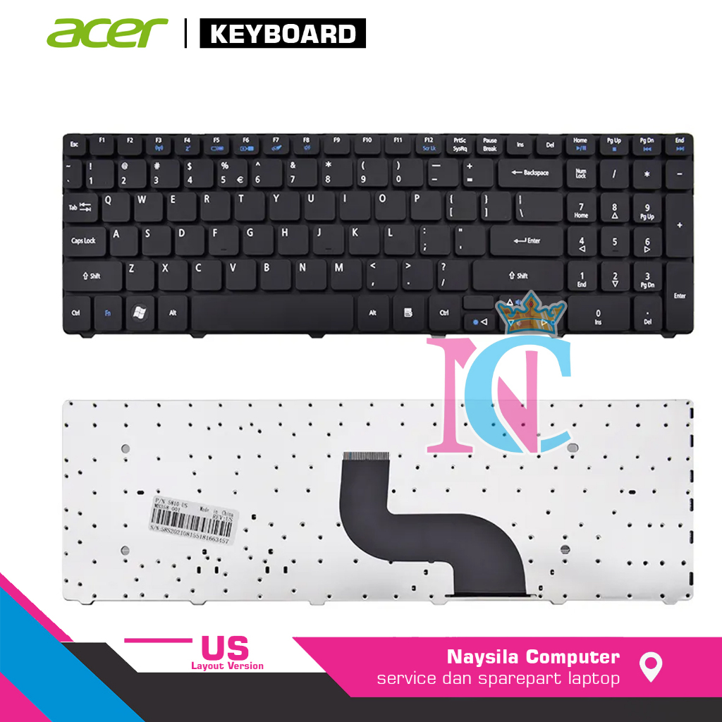 Jual Keyboard Acer Aspire 5736 5736G 5736Z 5738 5738G 5740 5741 5750 ...