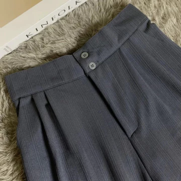 Celana Kulot Wanita Knit Highwaist Jennie Pants Premium Kancing