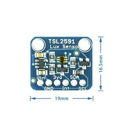 Jual TSL2591 Digital Light Sensor Module High Dynamic Range Lux ...