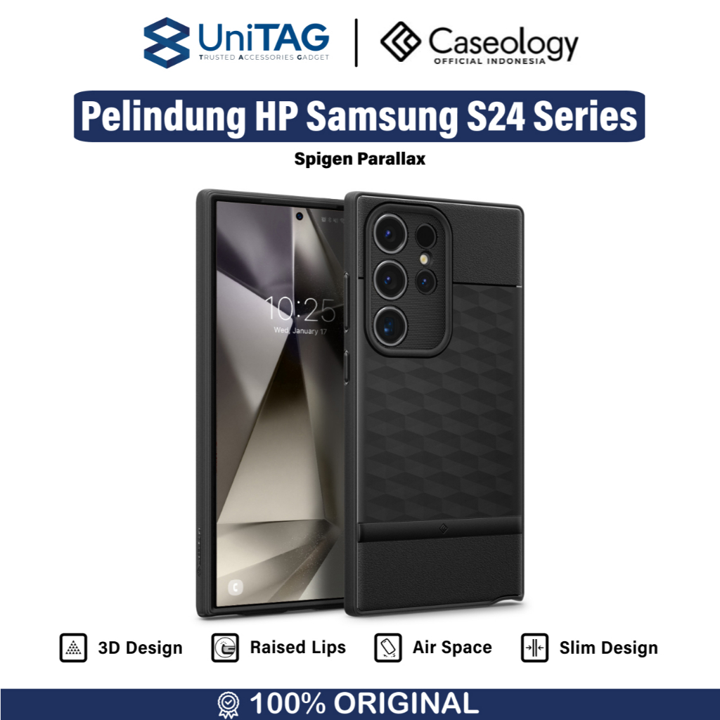Jual Case Samsung Galaxy S24 Ultra Plus Caseology by Spigen Parallax 3D ...